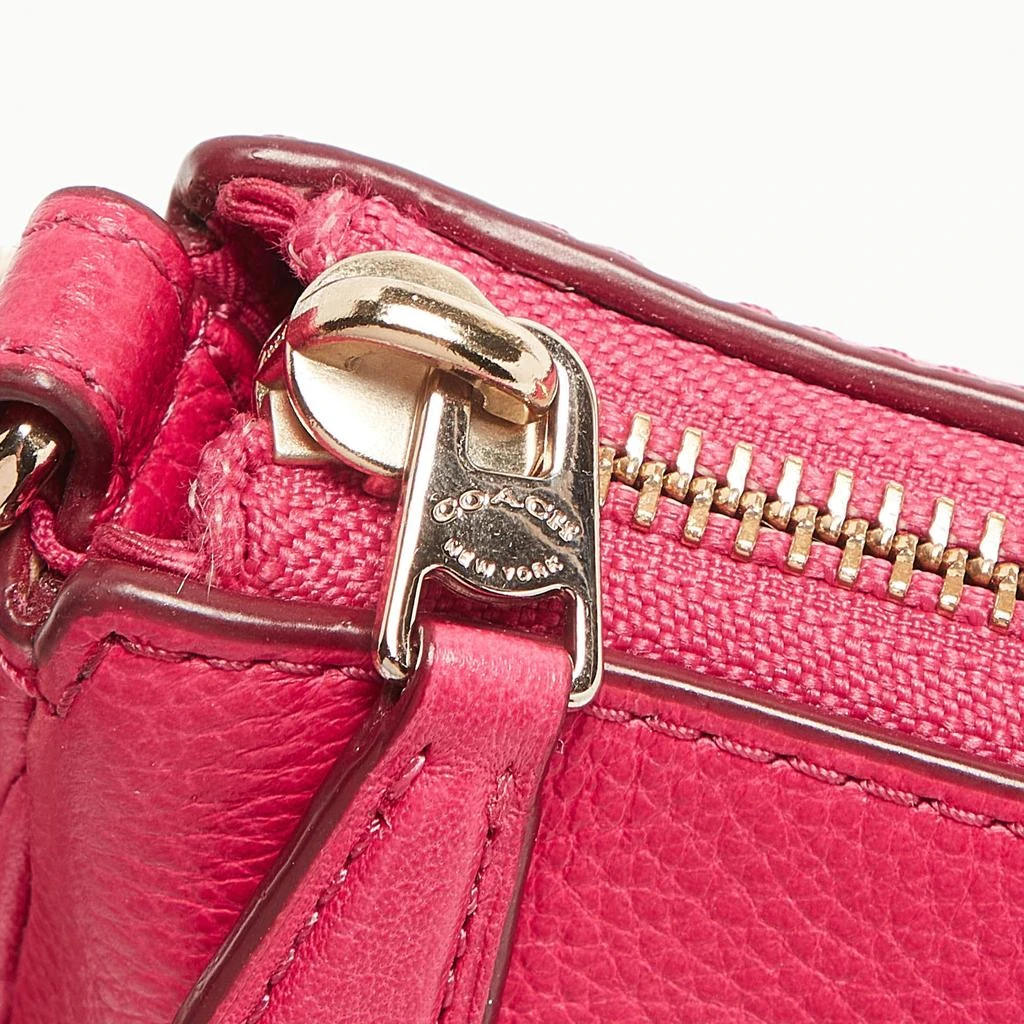 Coach Coach Hot Pink Leather Baguette Bag 6