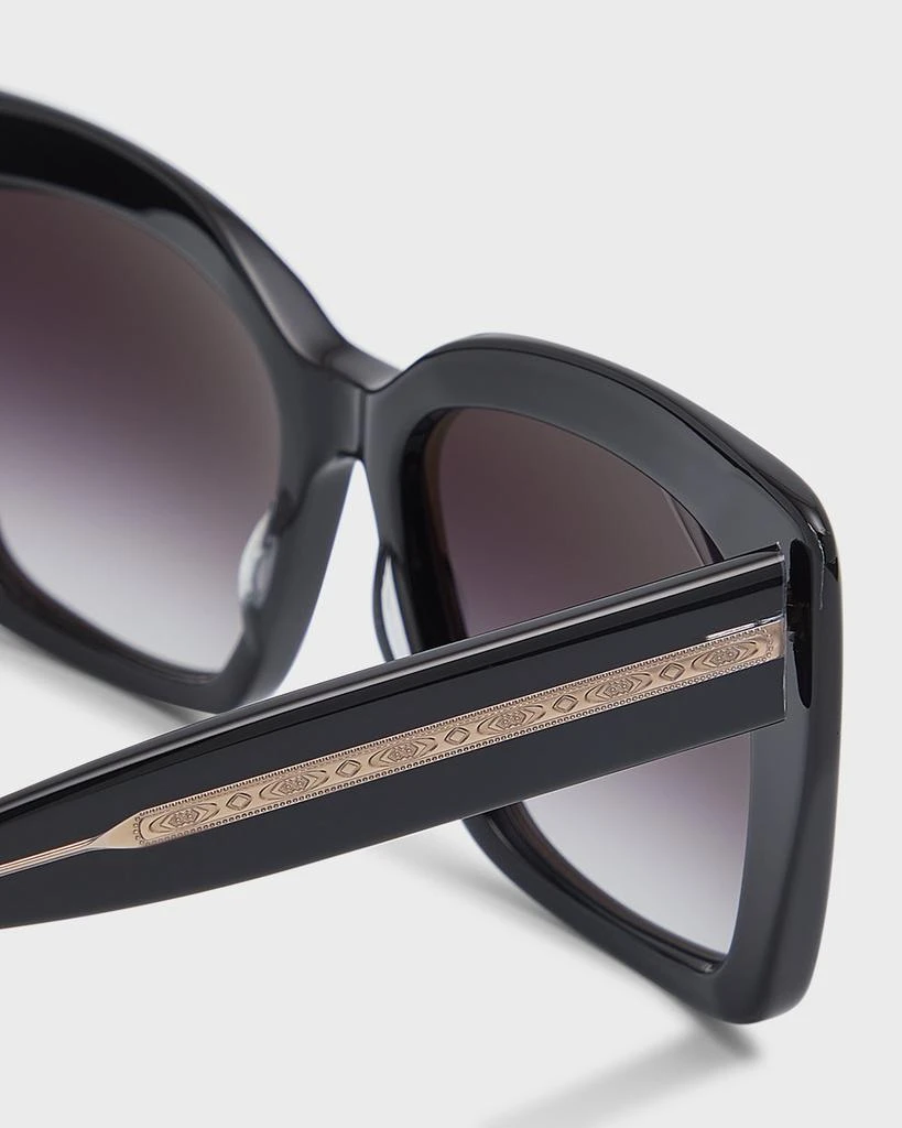 Barton Perreira Devine Square Acetate & Titanium Sunglasses 4