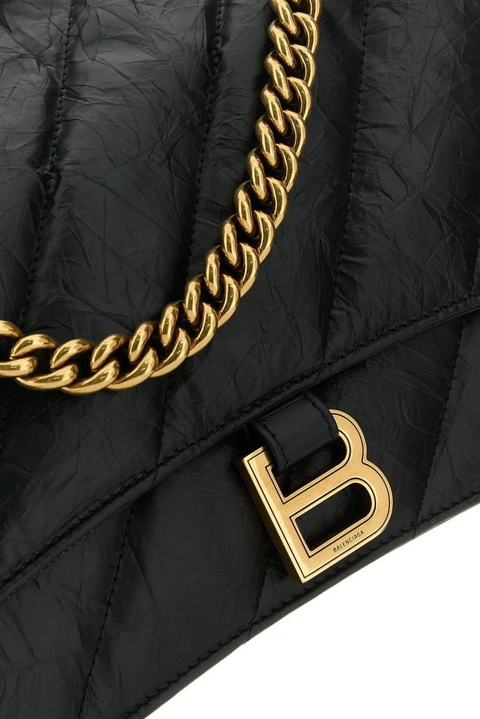 Balenciaga Black leather Crush M shoulder bag 3