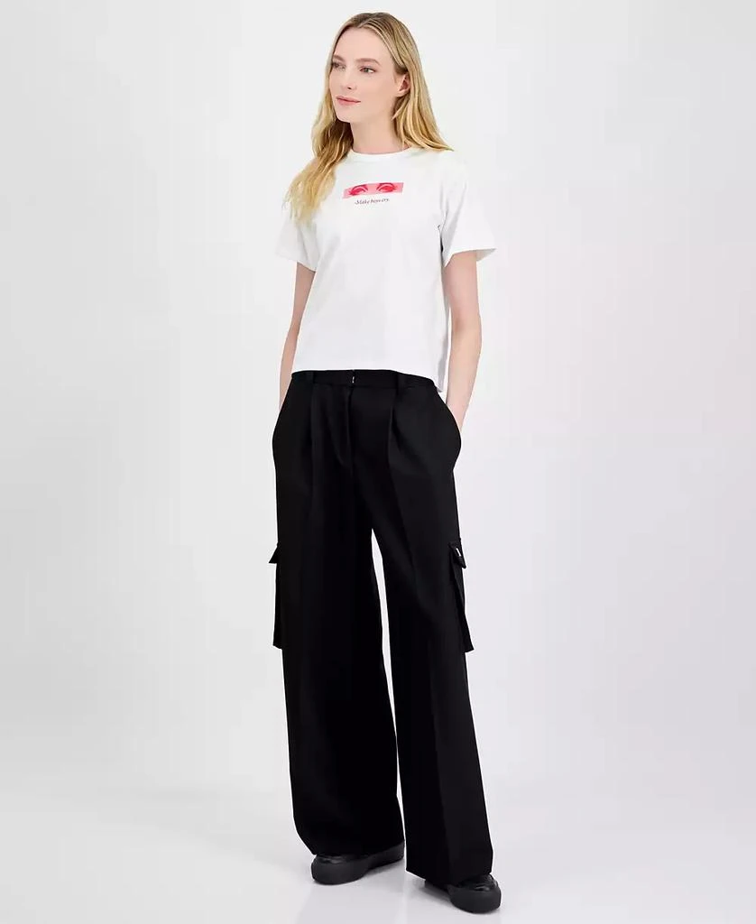 Hugo Boss Women's Graphic Print Cotton T-Shirt 2