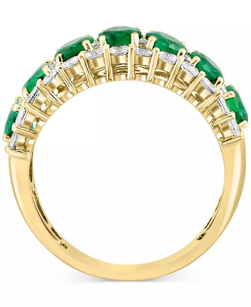 Effy EFFY® Blue & White Sapphire Ring (3-1/2 ct. t.w.) & Diamond (1/20 ct. t.w.) in 14k White Gold. (Also available Emerald and Pink Sapphire) 3