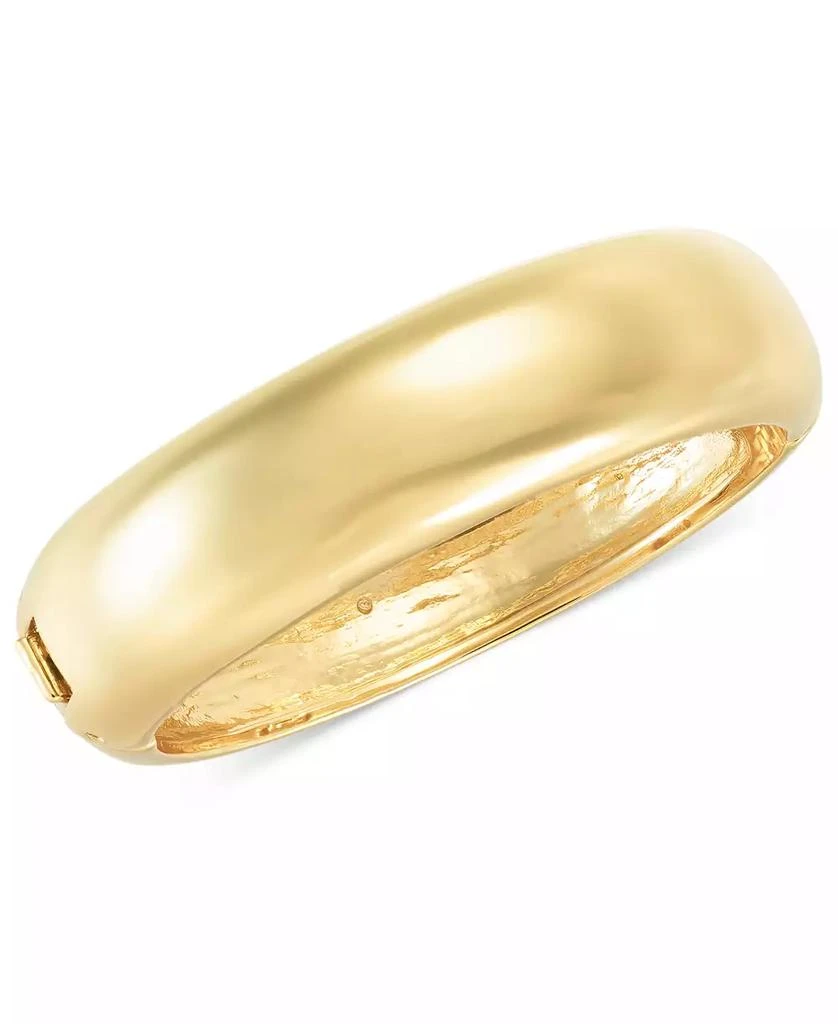 On 34th Gold-Tone Puffy Bangle Bracelet, Exclusively at Macy's 1