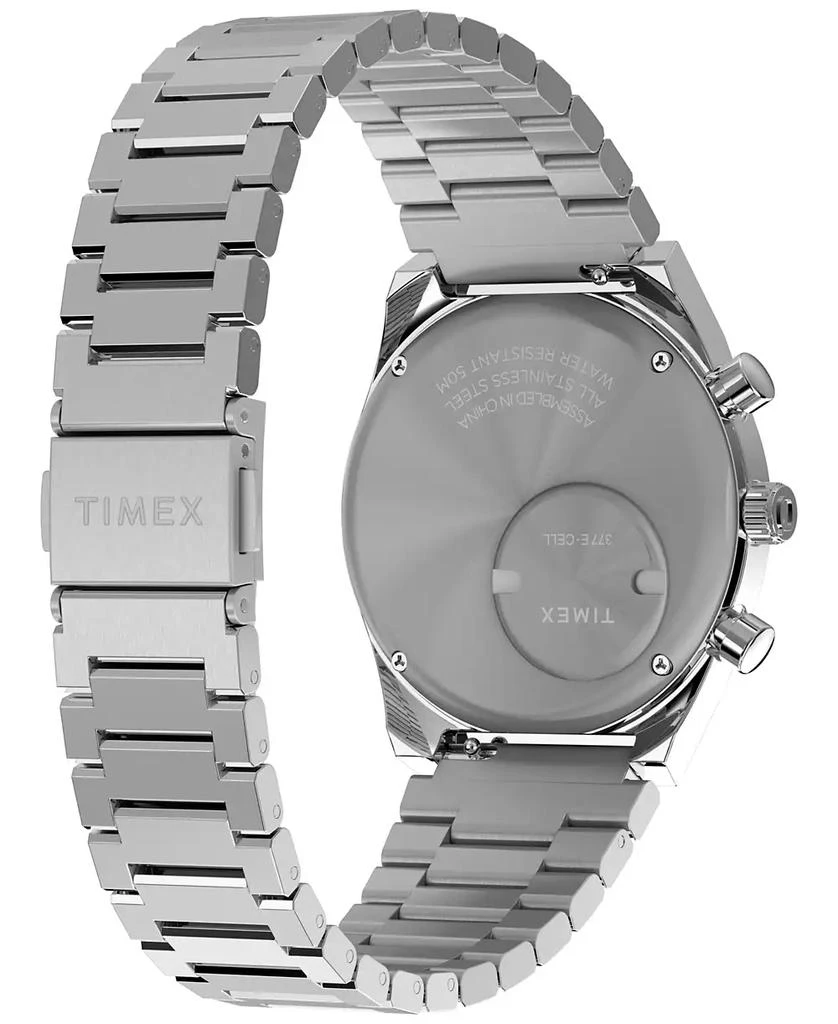 Timex Men's Analog Silver-Tone Stainless Steel Watch, 40mm 3