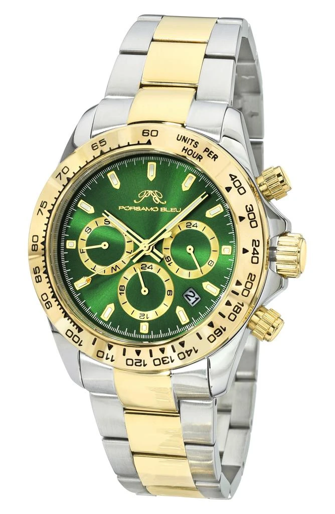 Porsamo Bleu Preston Two-Tone Bracelet Watch, 44mm 1