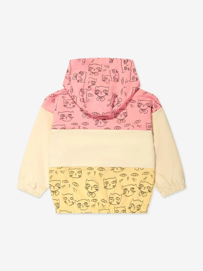 Mini Rodini Girls Cathlethes Hoodie in Pink 2