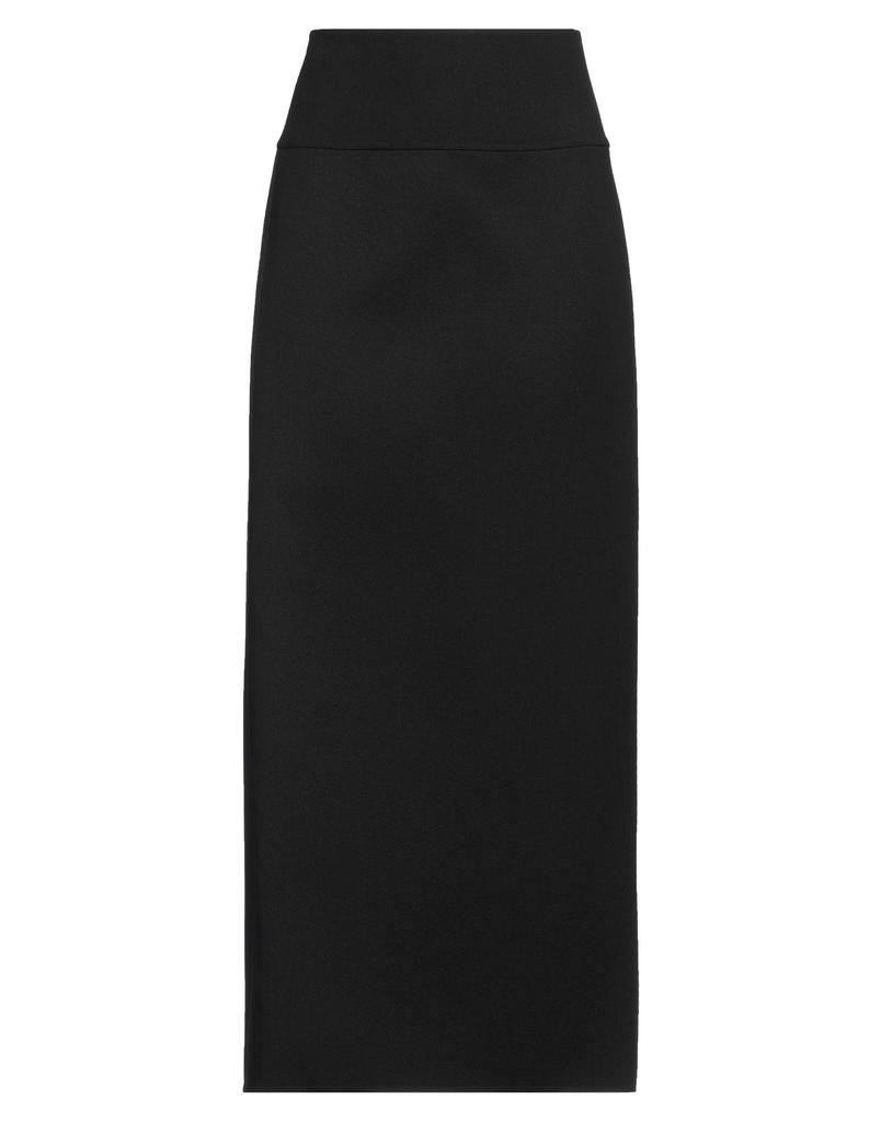 【AURALEE】HEAVY MILANO RIB KNIT SKIRT AURALEE Black Heavy Milano Rib Knit Midi Skirt Auralee