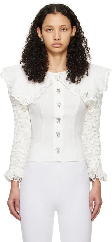 CHOPOVA LOWENA White Rocket Blouse 1