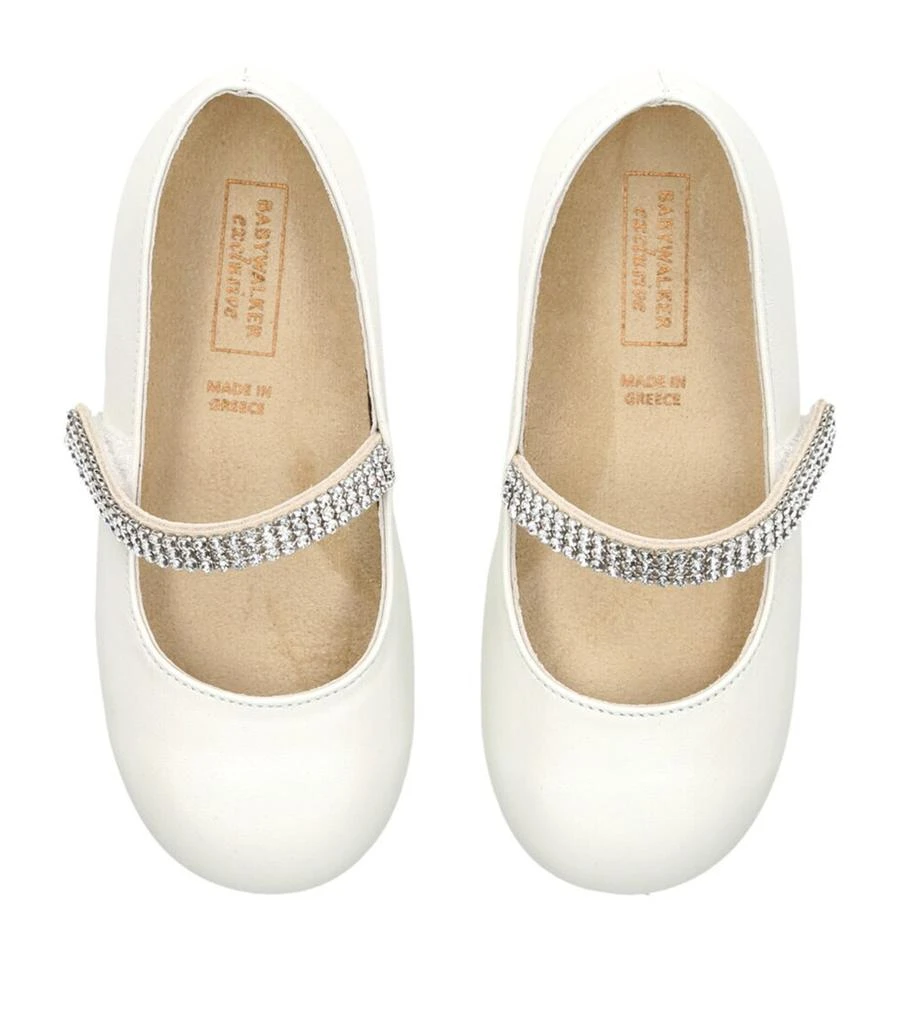 Babywalker Crystal-Strap Ballet Flats 4