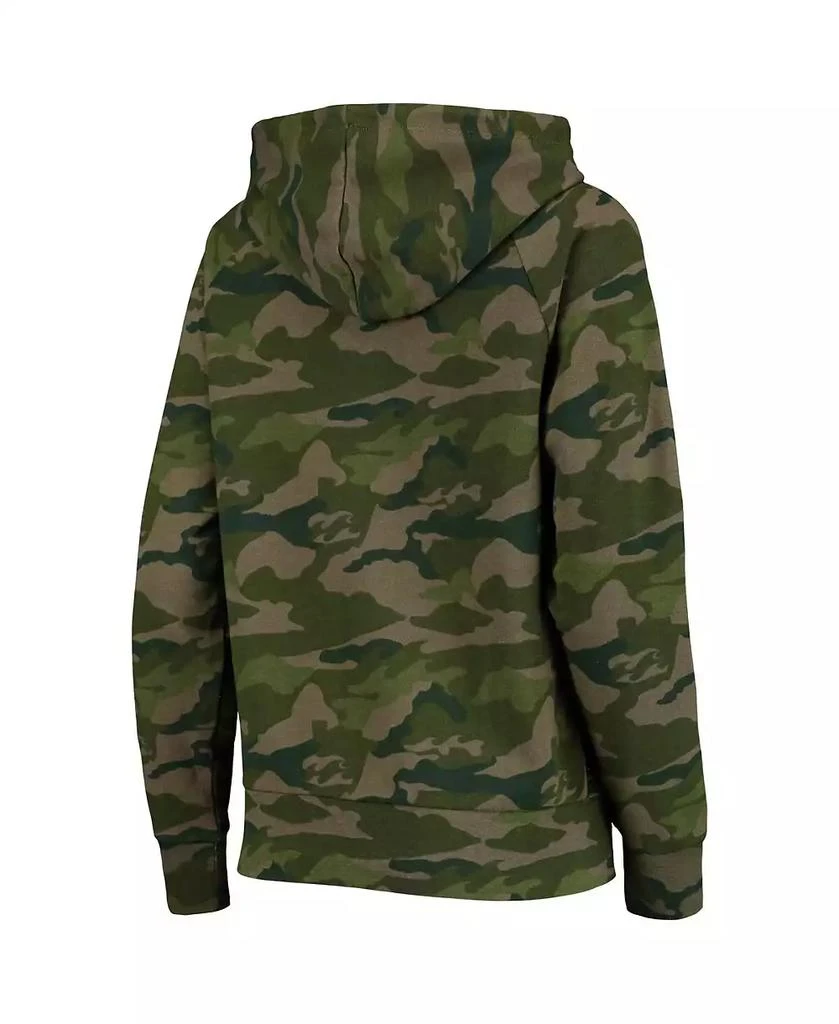 New Era Women's Camo Green Bay Packers Raglan Full-Zip Hoodie 2