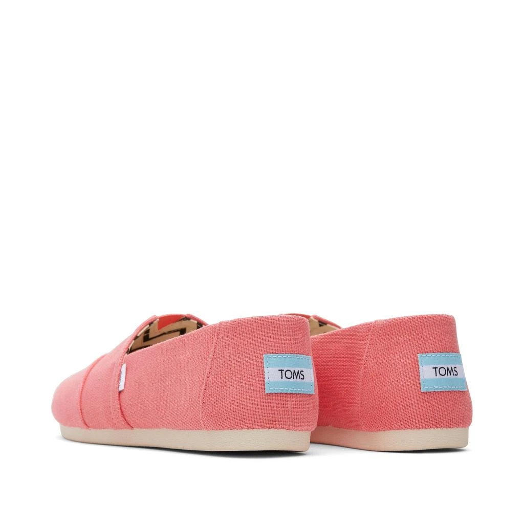 TOMS Shoes Classic Alpargata Shell Pink Heritage Canvas 4