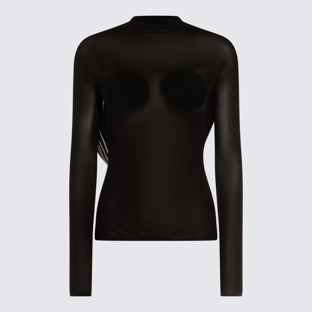 Jean Paul Gaultier Jean Paul Gaultier Black Viscose Top 1