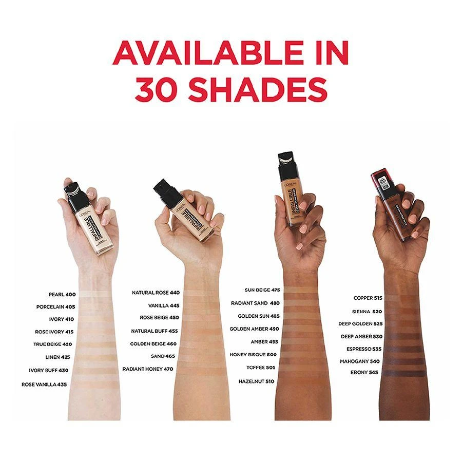 L'Oreal Paris 24 Hour Fresh Wear Foundation, Lightweight 10
