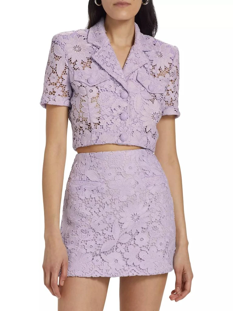 Generation Love Noah Lace Crop Blazer 3