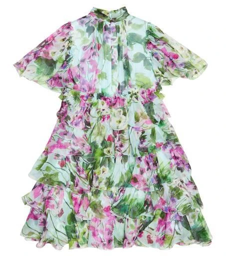 Dolce 
Gabbana Floral silk dress 4