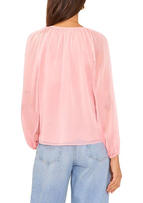 1. State Womens Blouson Sleeve Blouse 2