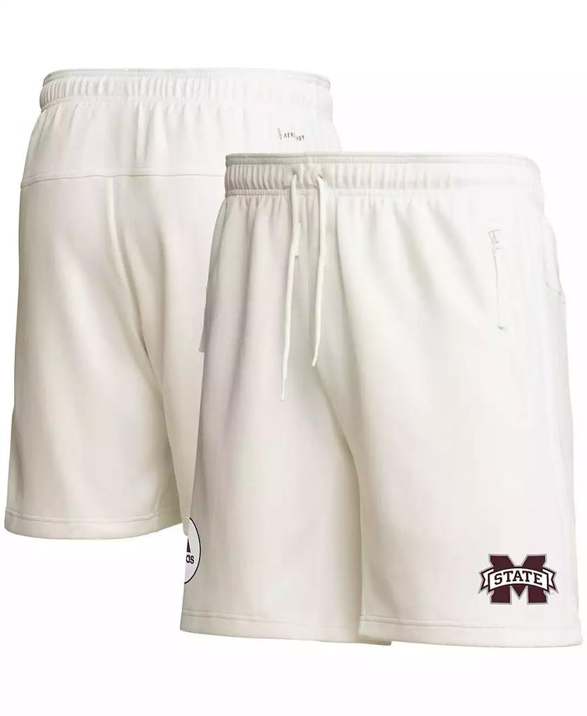 Adidas Men's Cream Mississippi State Bulldogs Zero Dye AEROREADY Shorts
