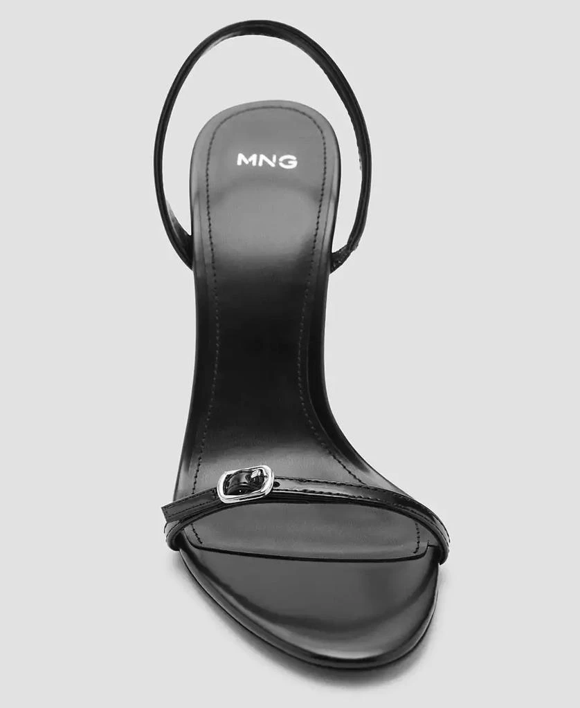 Mango Women's Buckled Stiletto Heel Sandals 5