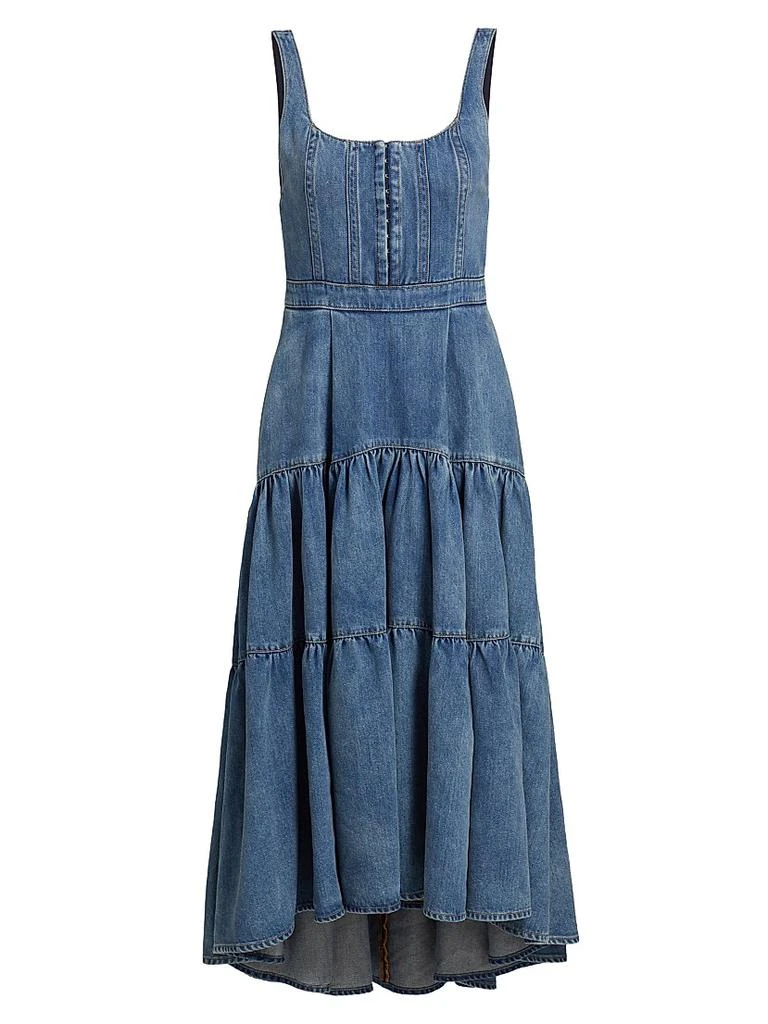 Alice + Olivia Diana Structured Midi Dress, Size 6