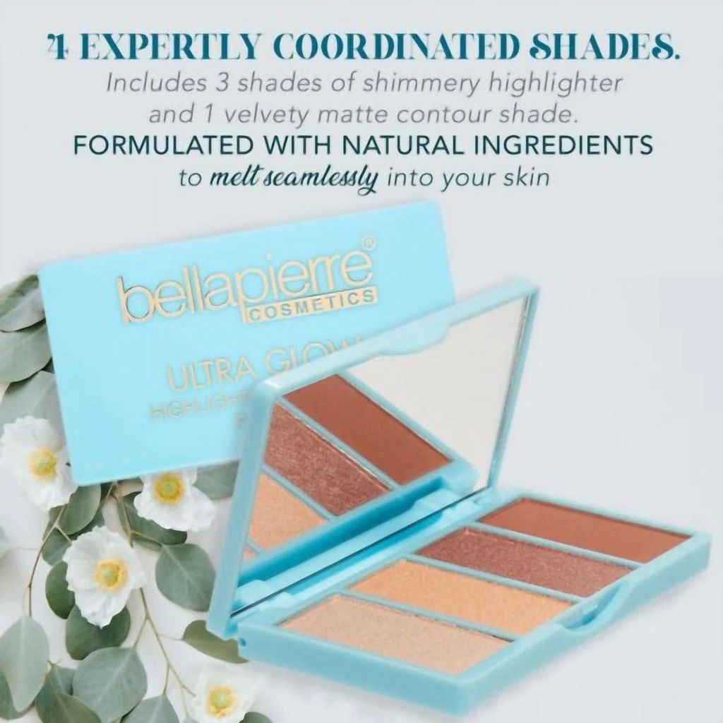 Bellapierre Cosmetics Bellapierre Cosmetics - Ultra Glow Highlighting & Bronzing Palette 4
