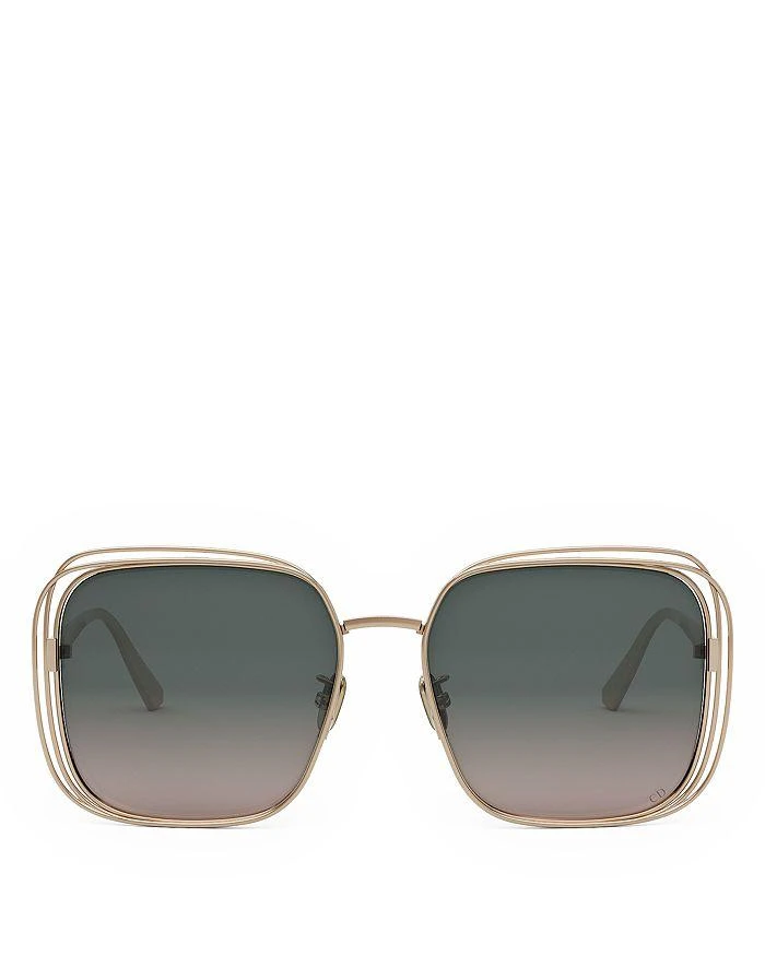 Dior FilDior S1U Gradient Square Sunglasses, 58mm 2