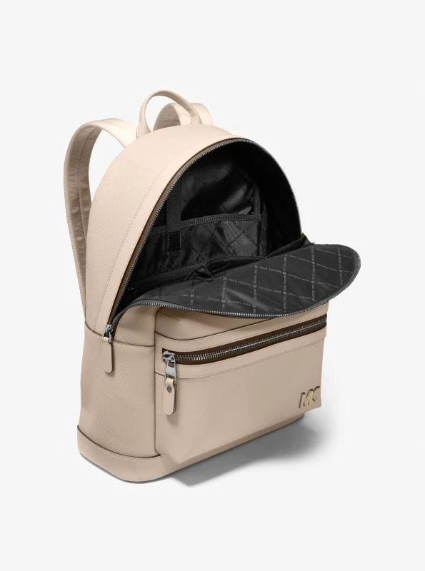 Michael Kors Edison Scratch-Resistant Crossgrain Leather Backpack 2
