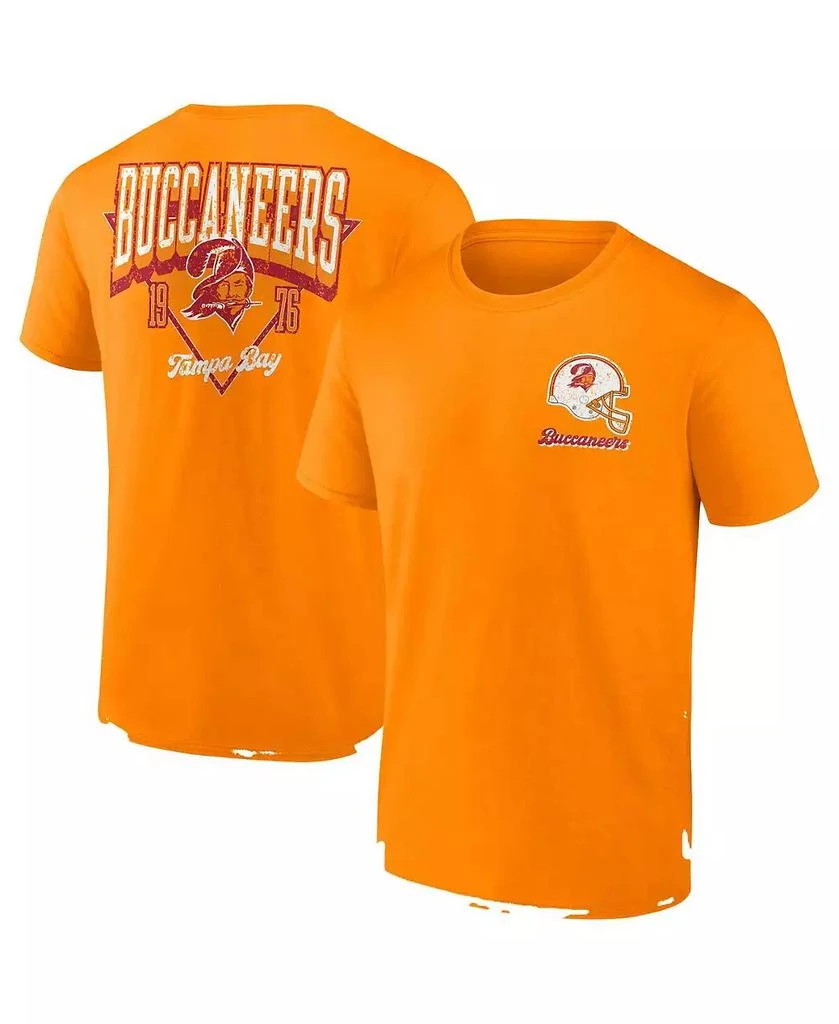Fanatics Men's Orange Tampa Bay Buccaneers Big Tall Throwback Logo T-Shirt 1
