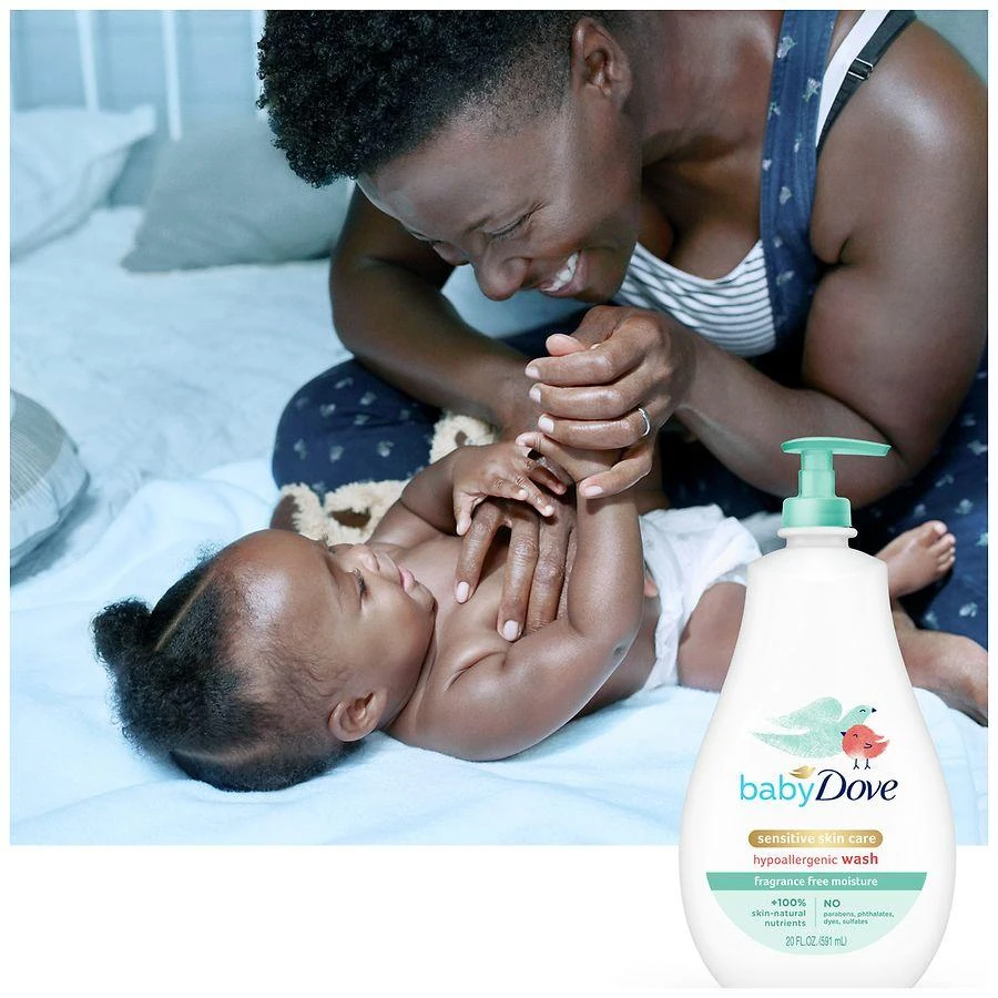 Dove Baby Wash Moisture Fragrance Free 10