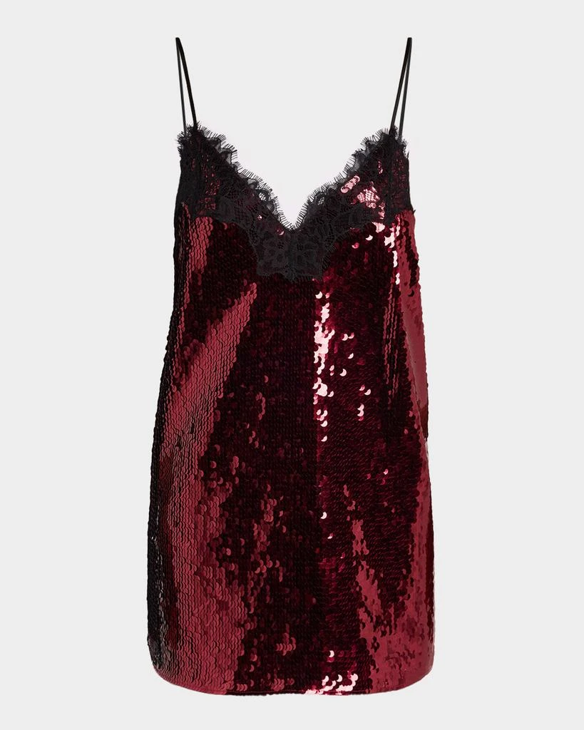 chinese dress ladies Rowena Sequin Lace Dress  Retrofete