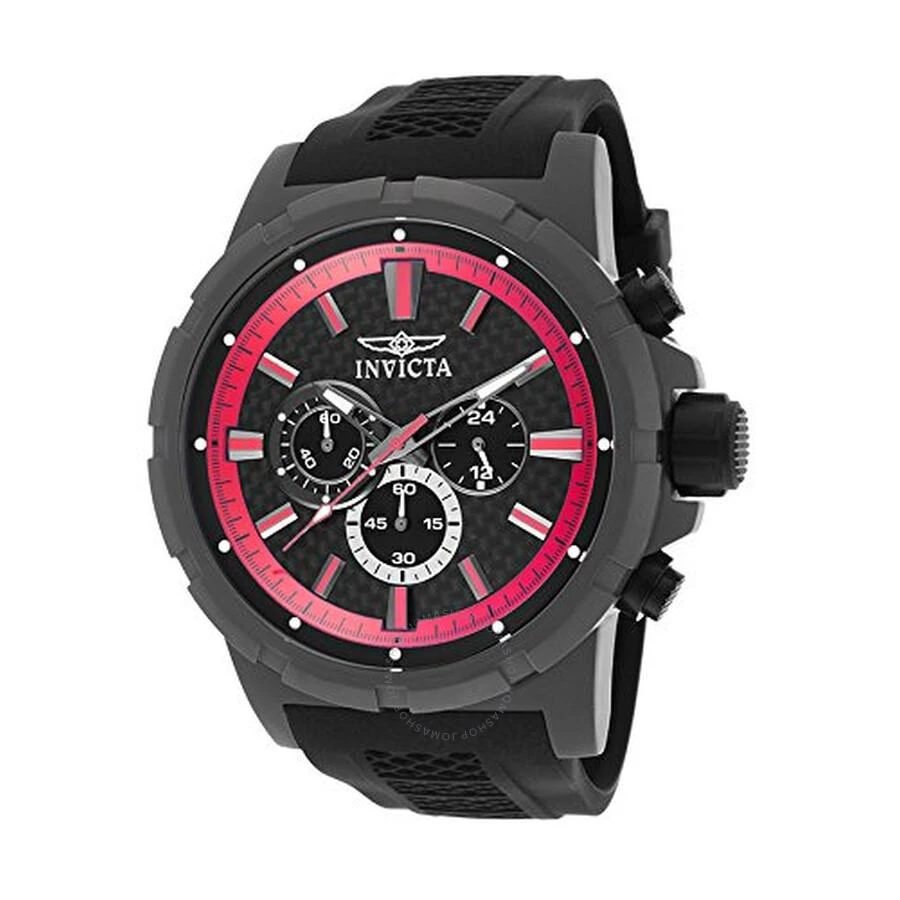 Invicta Open Box - Invicta TI-22 Chronograph Black Dial Black Silicone Men's Watch 20452 1
