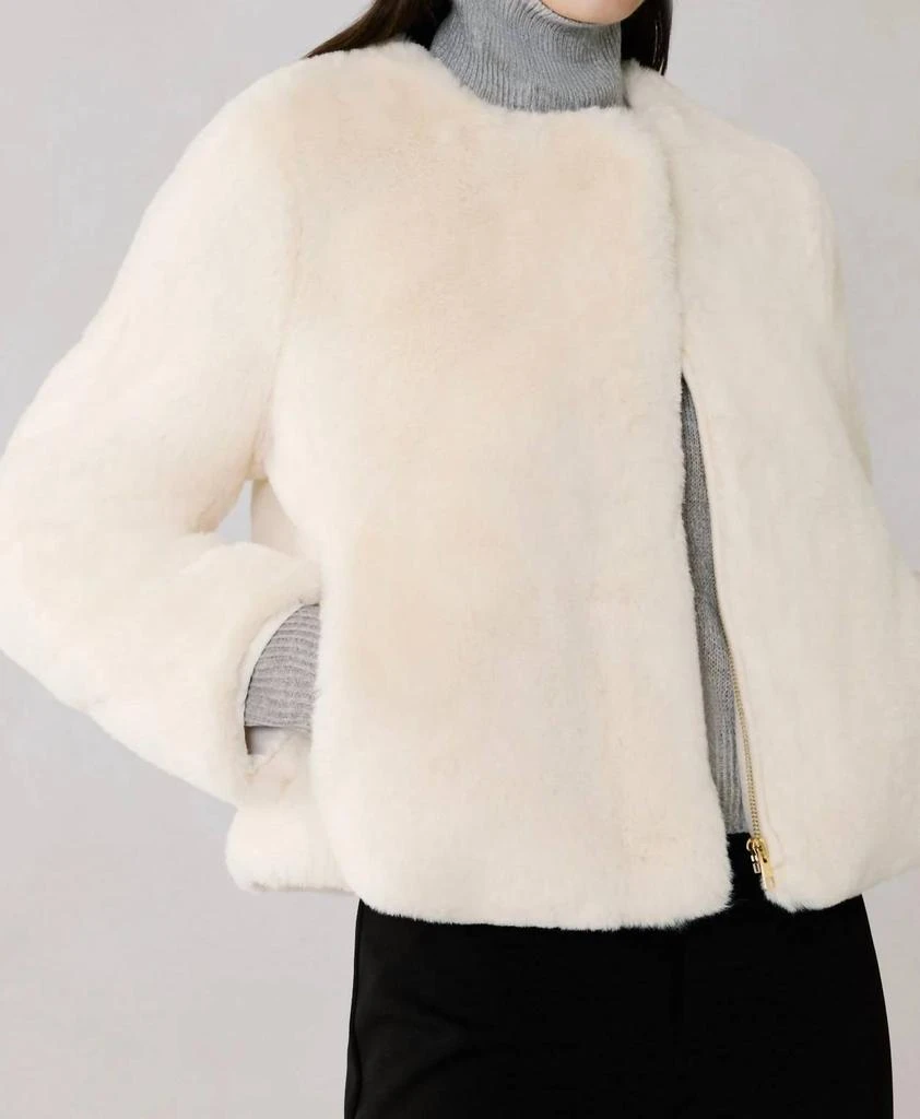 Sage 
Clare Sage 
Clare - Women
s Kendell Boxy Jacket With Scarf 4