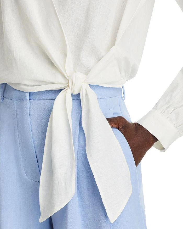 AQUA Crossover Front Blouse - 100% Exclusive 5