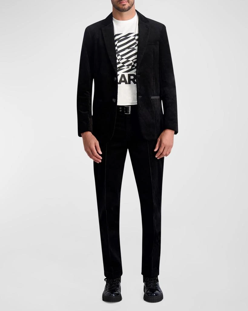 Karl Lagerfeld Paris Men's Corduroy 2-Button Blazer 2
