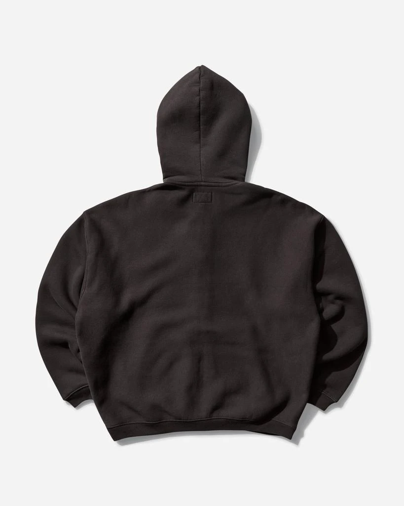 STUSSY Men's Faded Graphic Zip Hoodie Washed Black 2