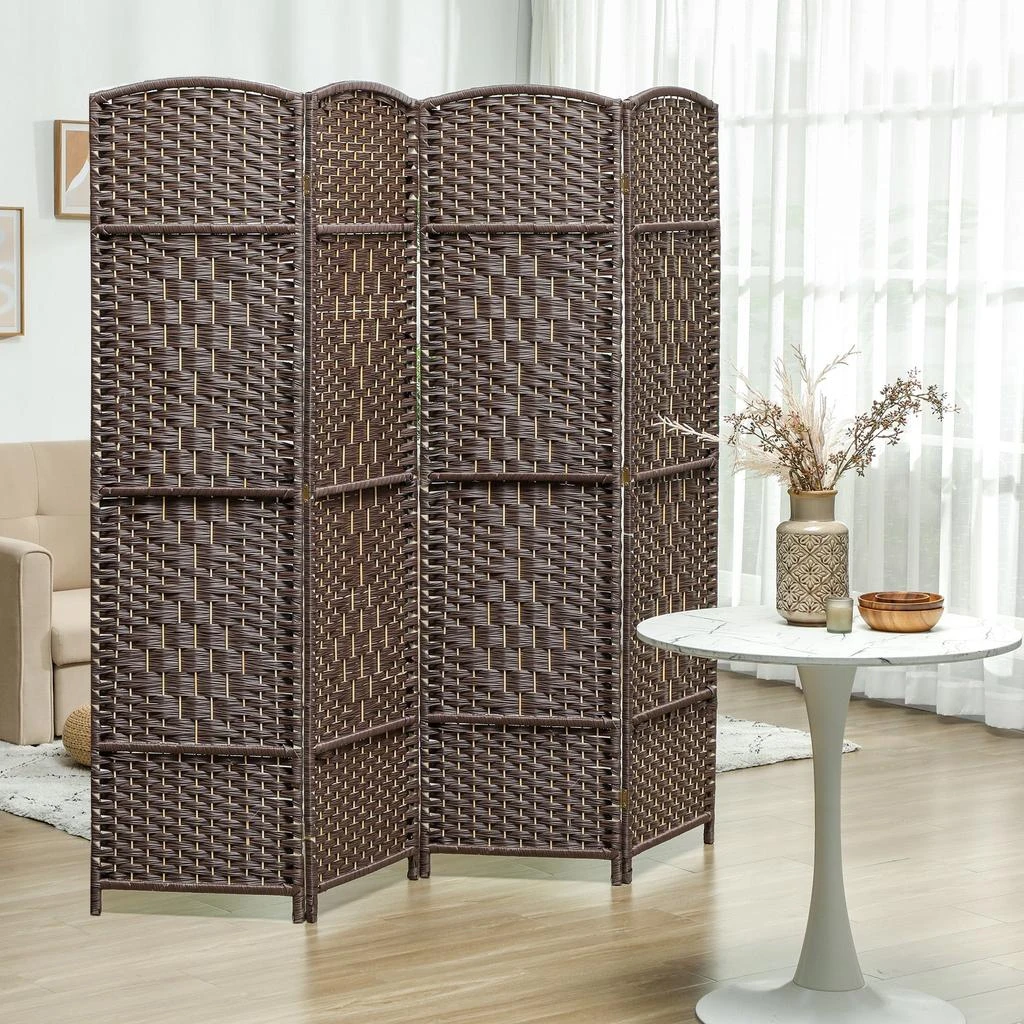 Hivvago 6
Tall Freestanding Wood Privacy Screen with 4 Panels 2