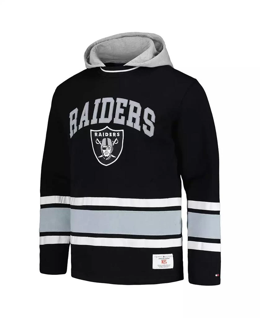 Tommy Hilfiger Men's Black Las Vegas Raiders Ivan Fashion Pullover Hoodie 3