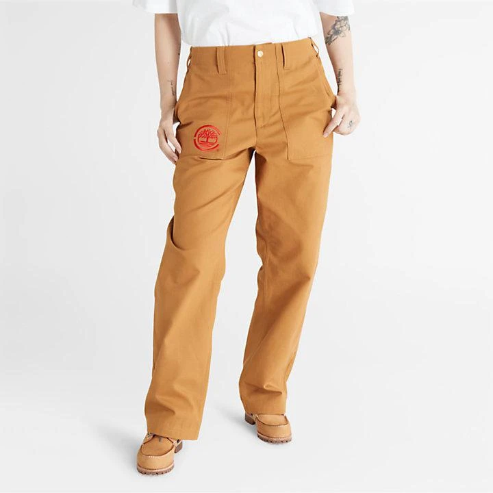 Timberland CLOT x Timberland® Duck Canvas Workwear Trousers in Dark Yellow 4