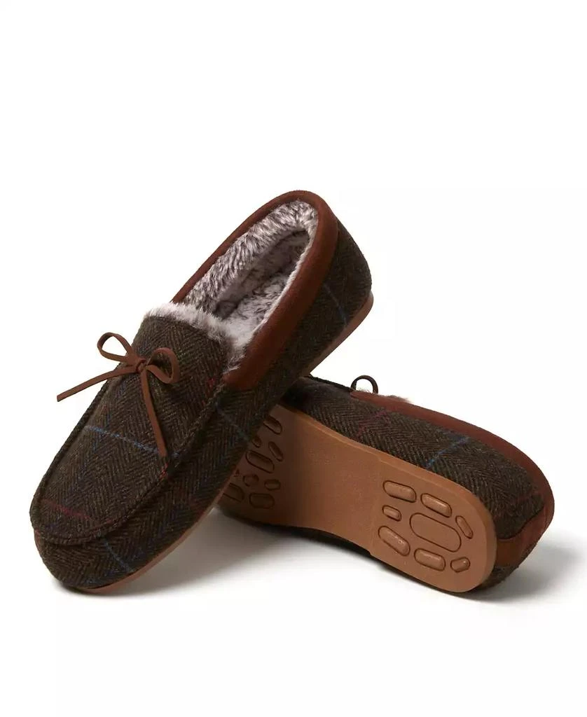 Dear Foams Men's Atlas Plaid Driving Moccasin House Shoe Slipper 3