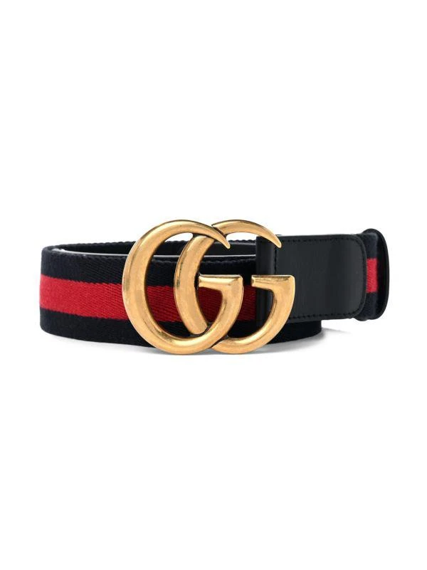 Gucci GG Web Stripe Canvas Belt 1