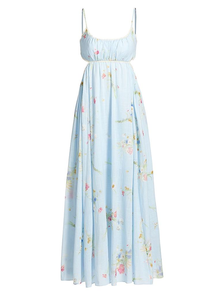 【Zimmermann】Lucky floral linen minidress Lucky floral linen minidress in pink - Zimmermann | Mytheresa
