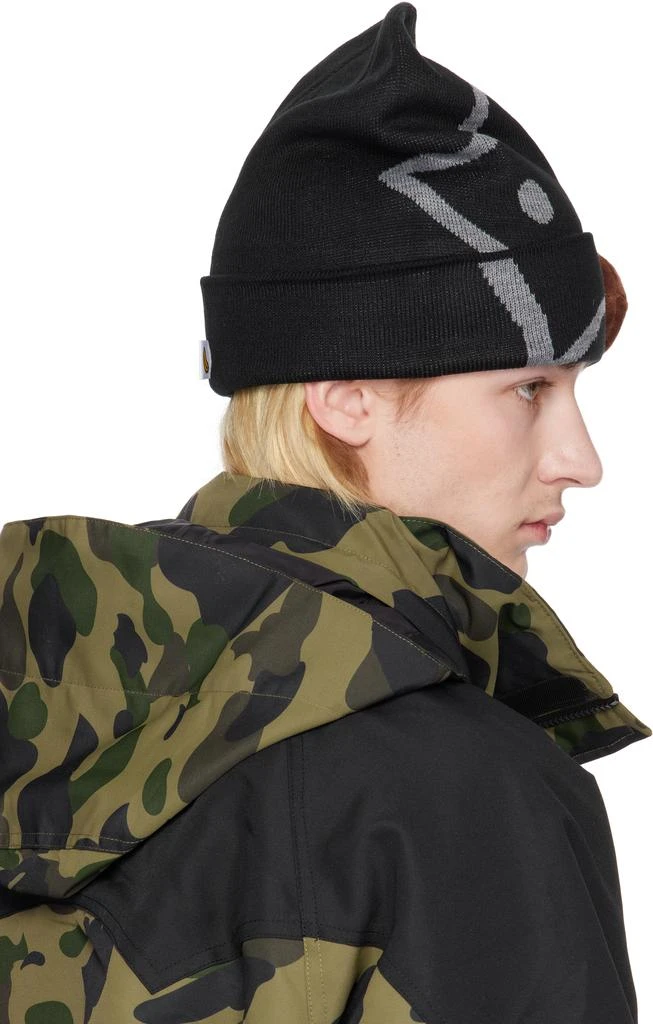 Bape Black Knit Baby Milo Beanie 3