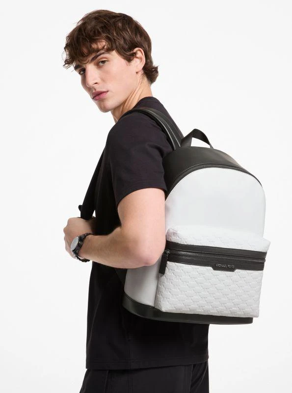Michael Kors Cooper Logo Embossed Backpack 4