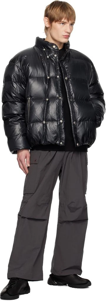 Wooyoungmi Black Hood Goose Down Jacket 4