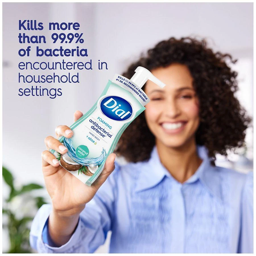 Dial Anti-Bacterial Defense, Foaming Hand Wash + Aloe Coconut Water 8