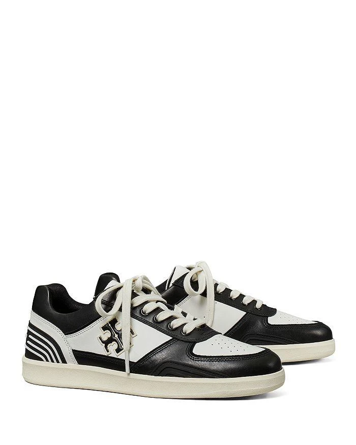 Tory Burch Women's Clover Court Lace Up Low Top Sneakers 1