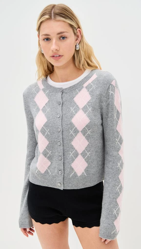 Reformation Clara Cashmere Crew Cardigan 6