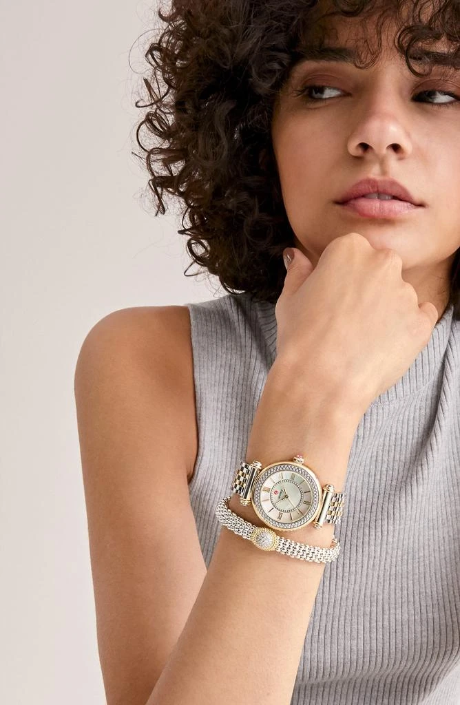 Michele Caber Diamond Bracelet Watch, 35mm 3