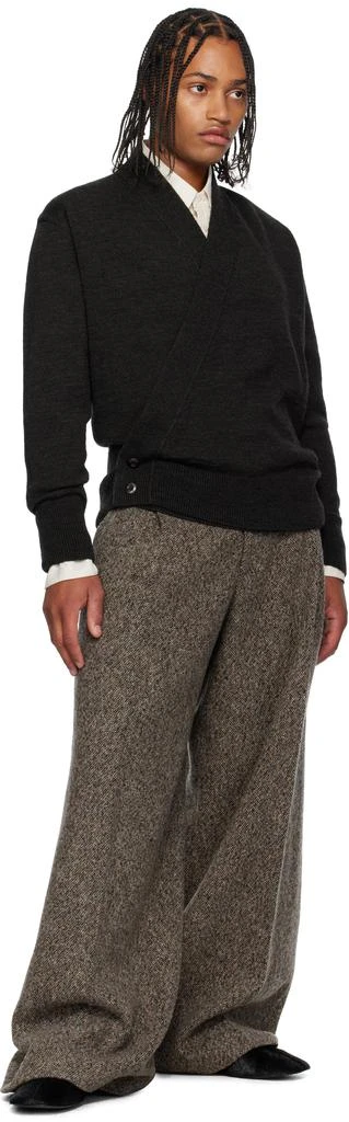 Dries Van Noten Black Square Toe Derbys 5