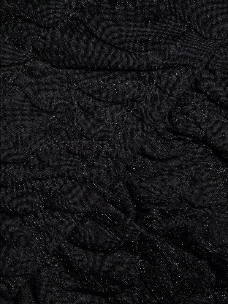 Something Navy Textured Organza Bow Minidress 7