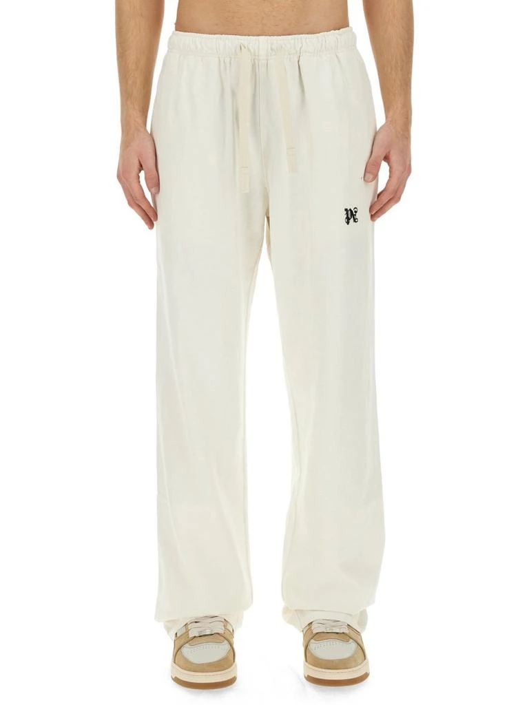 Palm Angels Monogram Embroidered Drawstring Pants – On Sale Now