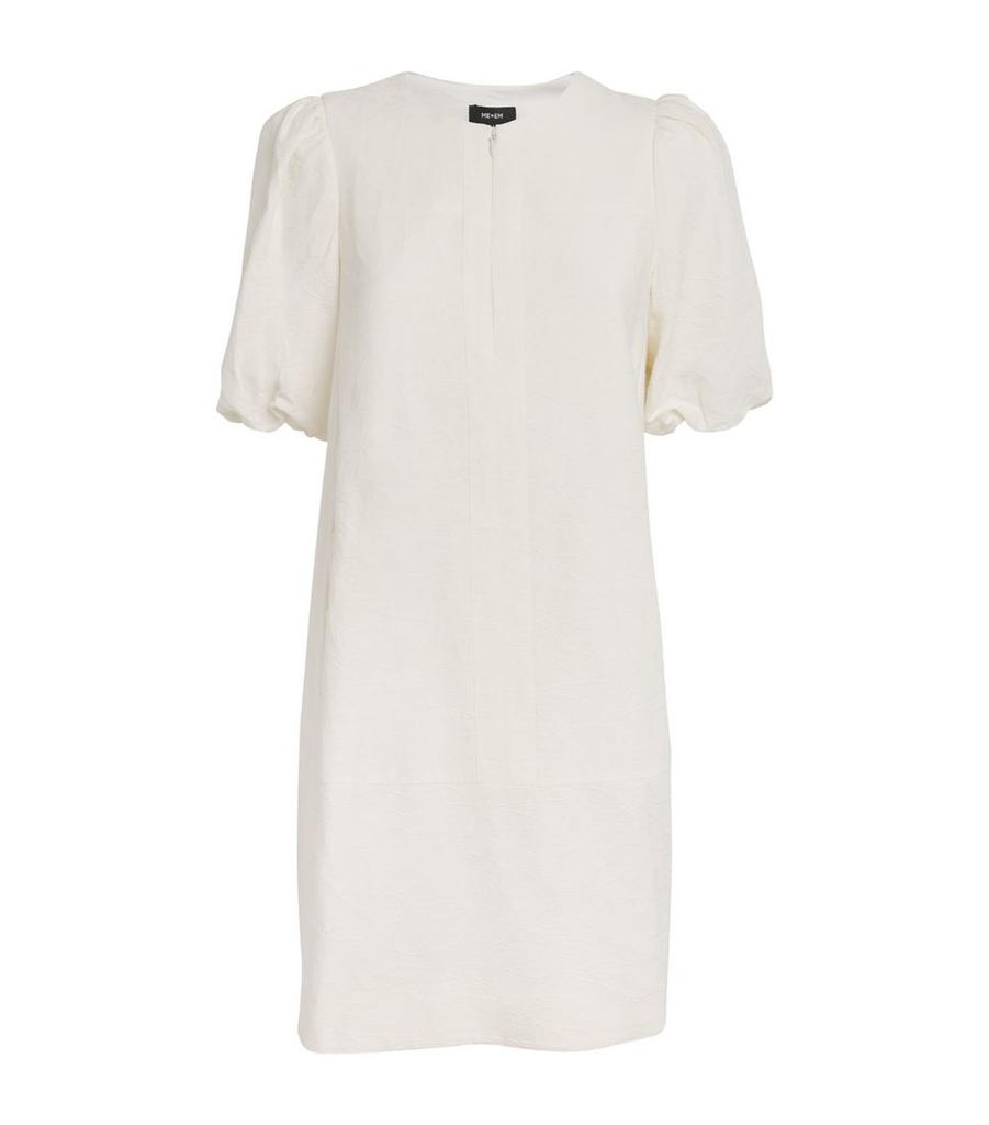 ME+EM Cotton-Blend Jacquard Midi Dress